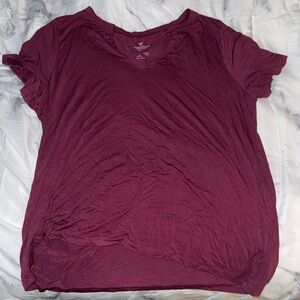 XL PLUM TSHIRT CROSS